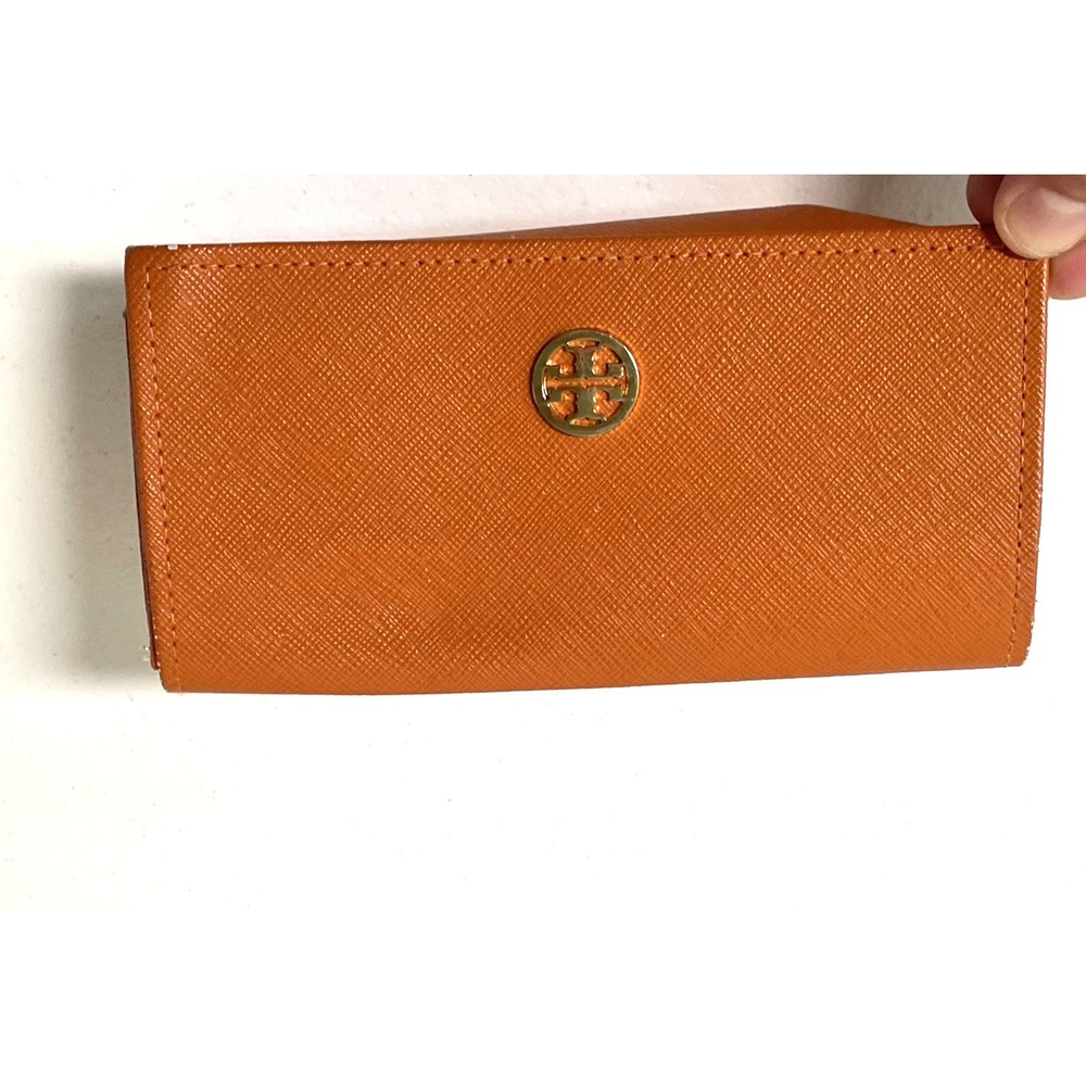 Tory Burch Orange Sunglasses‎ Eyeglasses Case Glasses Designer Purse Car Summer